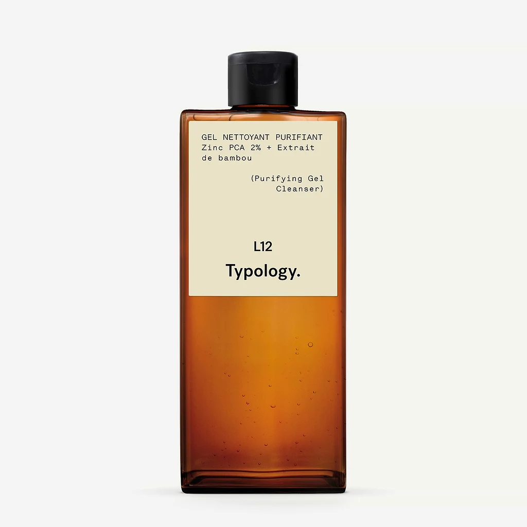 Typology Purifying Face Gel Cleanser — 2% Zinc PCA + Bamboo Extract